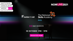 Routes into Rail will be at National Graduate Week!