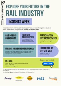 Applications open for rail industry work experience programme!
